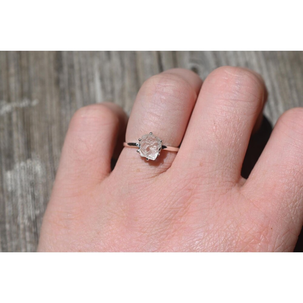 Engagement ring Lake county diamond  sterling silver size 3 4 5 6 7 8 9 10 11 12